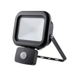 Noxion LED Floodlight Beamy G2 Black 10W 900lm 120D - 840 Cool White | IP65 - Motion Sensor - Symmetrical