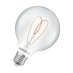Osram Vintage 1906 LED E27 Globe Filament Clear 7.2W 806lm - 927 Extra Warm White | Best Colour Rendering - Dimmable - Replaces 60W