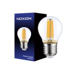 Noxion Lucent LED E27 Ball Filament Clear 4.5W 470lm - 827 Extra Warm White | Replaces 40W