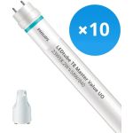 Multipack 10x Philips LED Tube T8 MASTER Value (EM/Mains) Ultra Output 23W 3700lm - 865 Daylight | 150cm - Replaces 58W