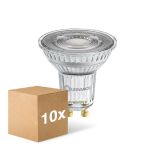 Multipack 10x Ledvance LED PAR16 GU10 Reflector 7W 575lm 36D - 927 Extra Warm White | Best Colour Rendering - Dimmable - Replaces 80W