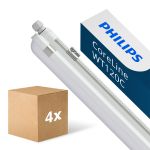 Multipack 4x Philips LED Waterproof Batten CoreLine WT120C Gen2 18/32W 2700/4500lm - 840 Cool White | 120cm