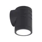 Ansell LED Wall Light Reef Black 5W 425lm 90D - 830-840-860 CCT | IP65 - Up or Down - Outdoor