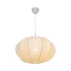 Nordlux Aeron 60 Pendant Textile White | Suitable for 1x E27