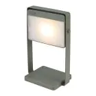 Nordlux Saulio Table Lamp Aluminium Green 3.5W 200lm - 830 Warm White | IP44 - 3-Step Dimmable - Solar