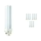 Multipack 10x Philips MASTER PL-C 18W - 840 Cool White | 4 Pin