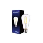 Noxion Lucent LED E27 Pear Filament Clear 4W 470lm - 827 Extra Warm White | Replaces 40W
